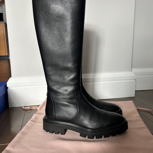 SOHO LEATHER KNEE-HIGH BOOT - Picture 4 of 11